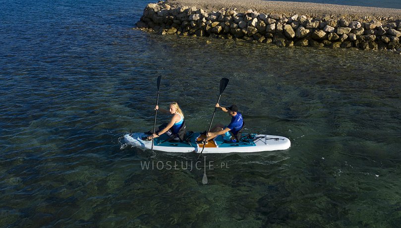 Deska SUP MOAI MULTIPERSON 12'4 - rodzinny paddleboard z wiosłami