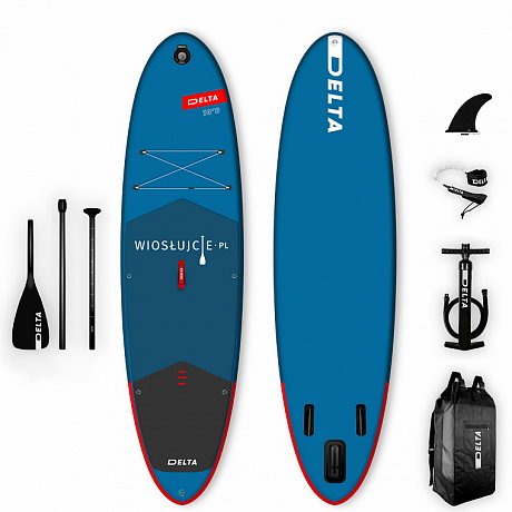Deska SUP DELTA 10'8 z wiosłem – pompowany paddleboard