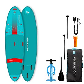 Deska SUP AQUADESIGN IOTA 10'0 - pompowany paddleboard z wiosłem