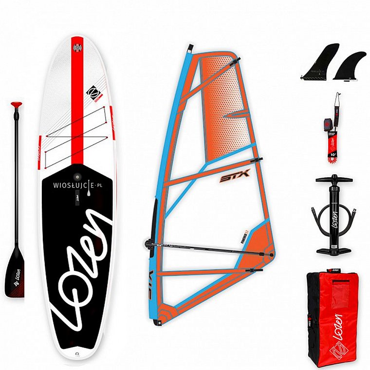 Paddleboard LOZEN 11' WindSUP komplet s plachtou - nafukovací paddleboard a windsurfing