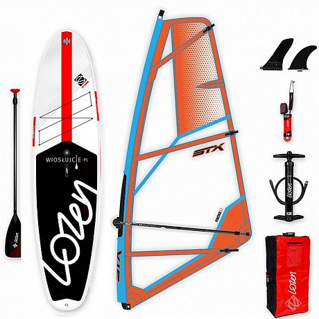 Komplet WindSUP LOZEN 11'0+ pędnik STX PowerKid - pompowany paddleboard