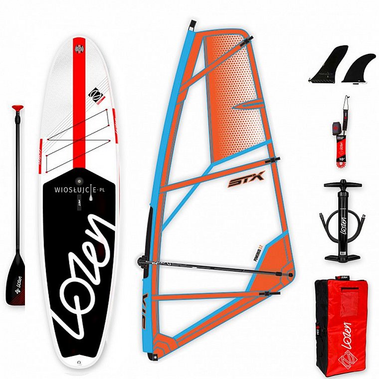 Paddleboard LOZEN 11' WindSUP komplet s plachtou - nafukovací paddleboard a windsurfing