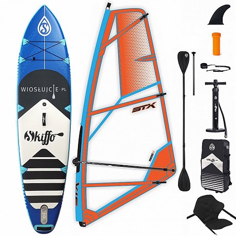 Komplet WindSUP SKIFFO SMU 10'4 COMBO + pędnik STX PowerKid - pompowany paddleboard