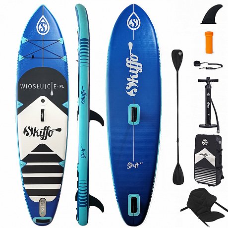 Deska WindSUP COMBO SKIFFO 10'4 SMU - pompowany paddleboard z opcją windsurfing + kajak
