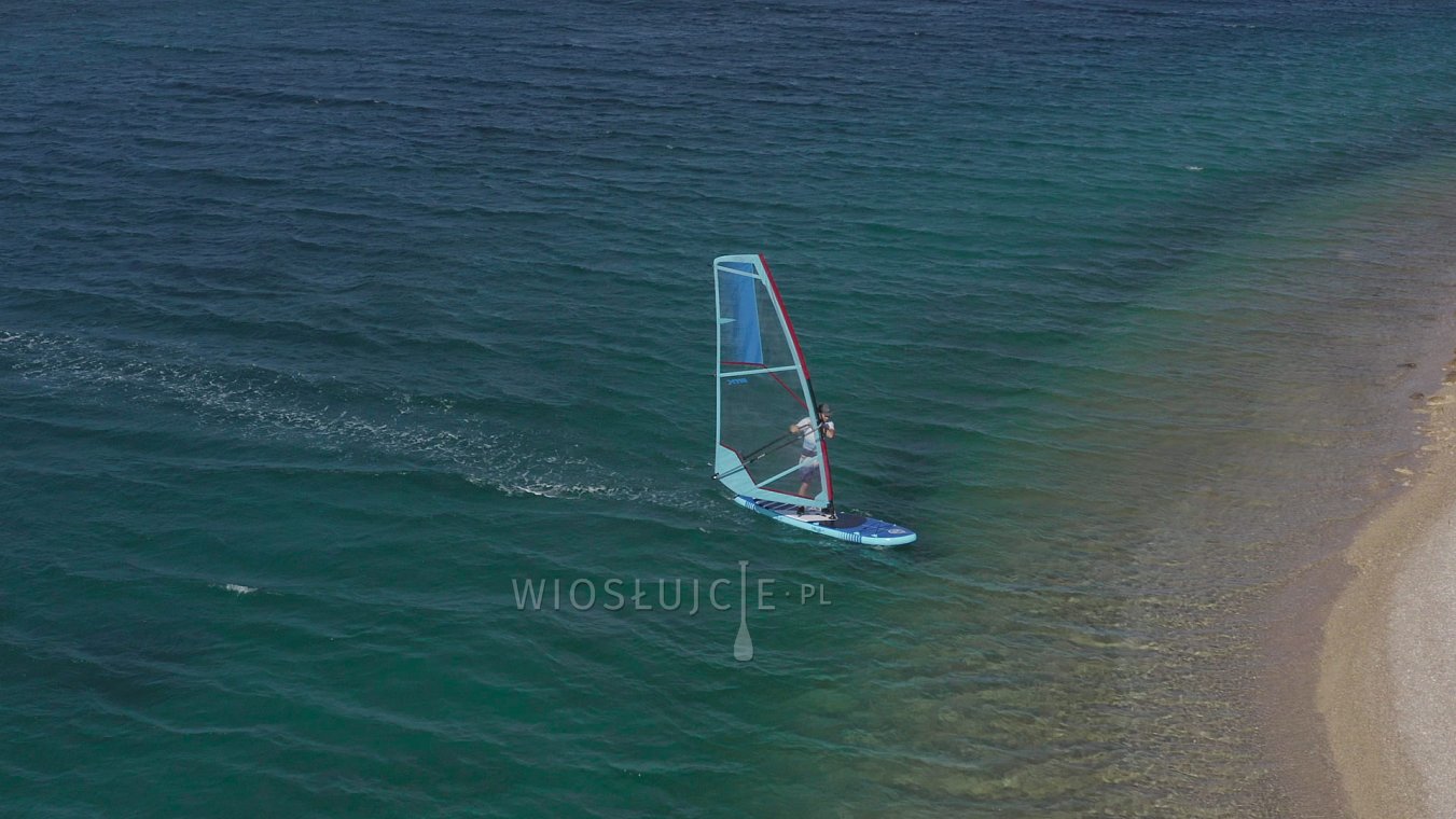 Deska WindSUP COMBO SKIFFO 10'4 SMU - pompowany paddleboard z opcją windsurfing + kajak