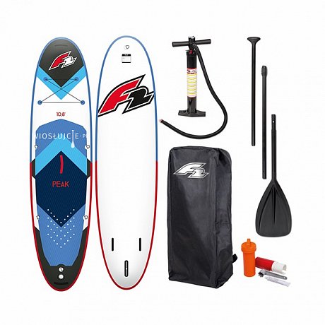 Deska SUP F2 PEAK 10'8 z wiosłem - pompowany paddleboard