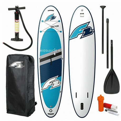 Deska SUP F2 SECTOR 10'5 BLUE COMBO z wiosłem - pompowany paddleboard