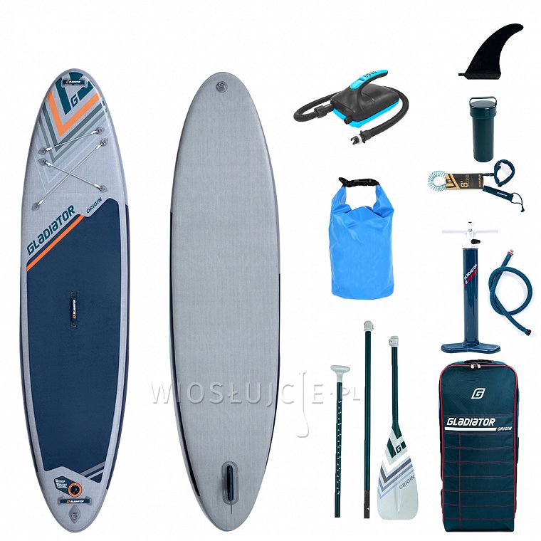 Deska SUP GLADIATOR ORIGIN 10'6 z wiosłem  - pompowany paddleboard (94014)