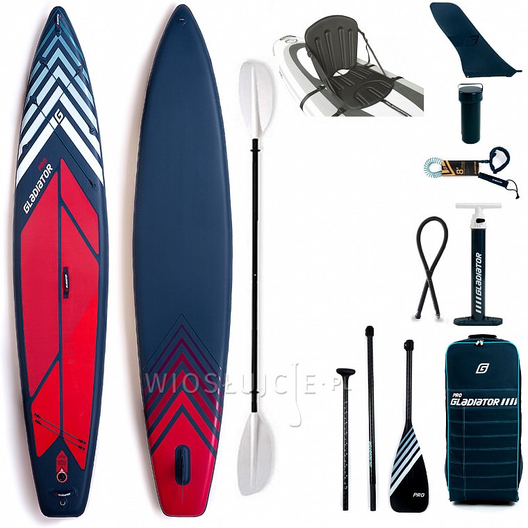 Deska SUP GLADIATOR PRO 12'6 LIGHT z wiosłem