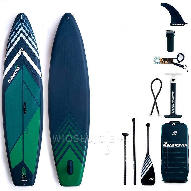 Deska SUP GLADIATOR PRO 11'6 z wiosłem model 2022