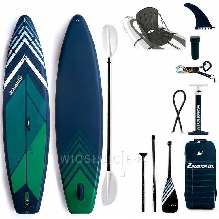 Deska SUP GLADIATOR PRO 11'6 z wiosłem model 2022