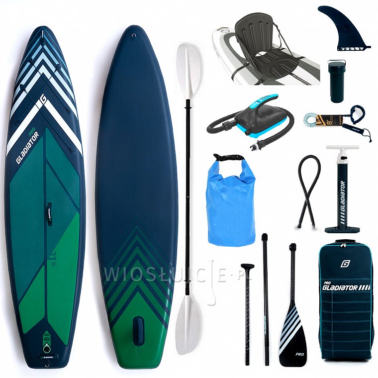 Deska SUP GLADIATOR PRO 11'6 z wiosłem model 2022