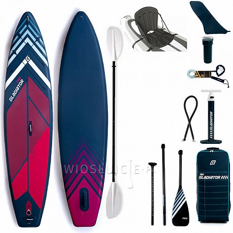 Deska SUP GLADIATOR PRO 11'4 z wiosłem - pompowany paddleboard S22/S23 (594137)