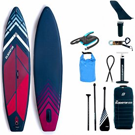 Deska SUP GLADIATOR PRO 11'4 z wiosłem - pompowany paddleboard S22/S23 (594137)