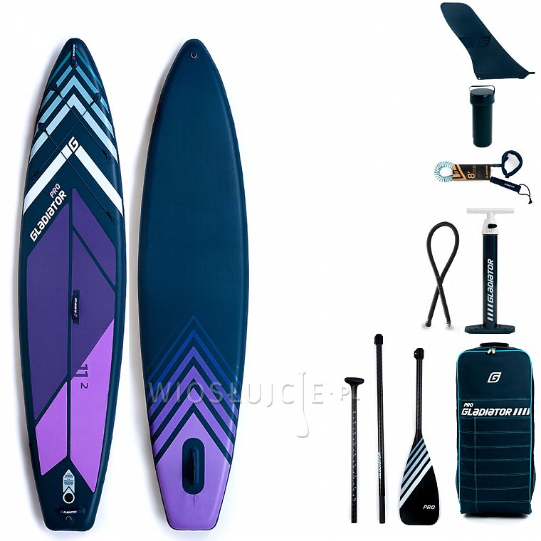 Deska SUP GLADIATOR PRO 11'2 z wiosłem model 2022