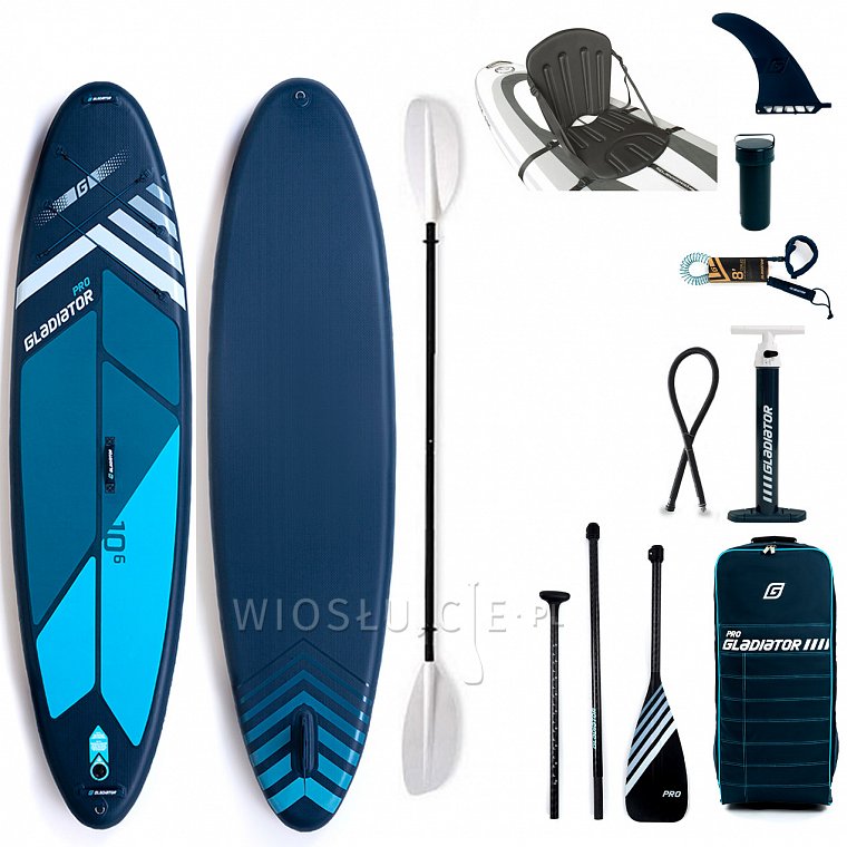 Deska SUP GLADIATOR ELITE 10'6 z wiosłem model 2022