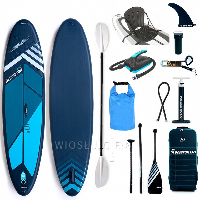 Deska SUP GLADIATOR ELITE 10'6 z wiosłem model 2022