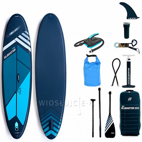 Deska SUP GLADIATOR PRO 10'6 z wiosłem - pompowany paddleboard S22/S23 (594106)