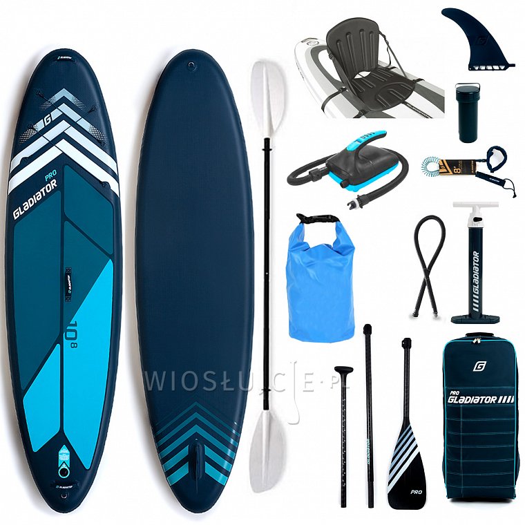 Deska SUP GLADIATOR PRO 10'8 z wiosłem model 2022