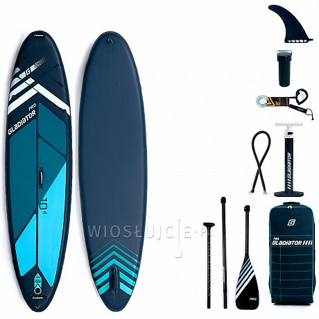 Deska SUP GLADIATOR PRO 10'4 z wiosłem model 2022 - pompowany paddleboard (94090)