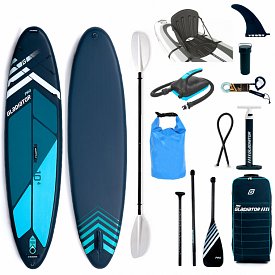 Deska SUP GLADIATOR PRO 10'4 z wiosłem - pompowany paddleboard S22/S23 (594090)