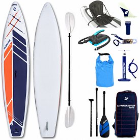 Deska SUP GLADIATOR ELITE 12'6 TOURING z wiosłem - pompowany paddleboard S22/S23 (594243)