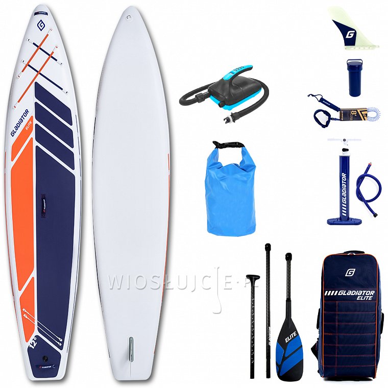 Deska SUP GLADIATOR ELITE 12'6 TOURING z wiosłem model 2022 - pompowany paddleboard (94243)