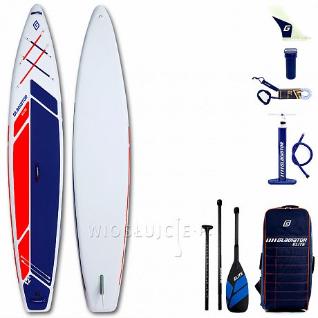 Deska SUP GLADIATOR ELITE 12'6 SPORT z wiosłem - pompowany paddleboard S22/S23 (594236)