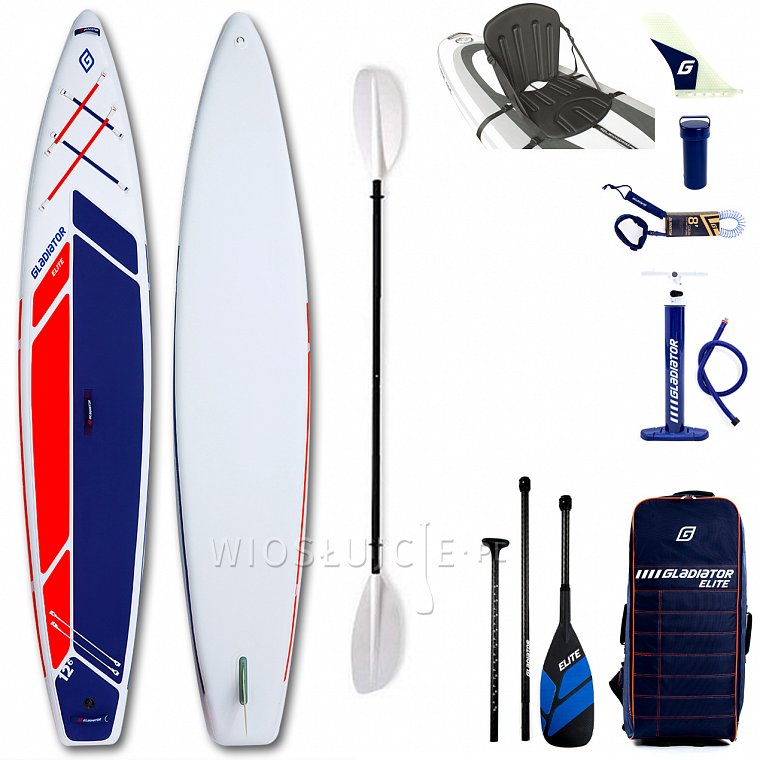 Deska SUP GLADIATOR ELITE 12'6 z wiosłem model 2022