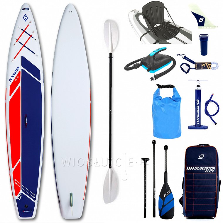 Deska SUP GLADIATOR ELITE 12'6 z wiosłem model 2022