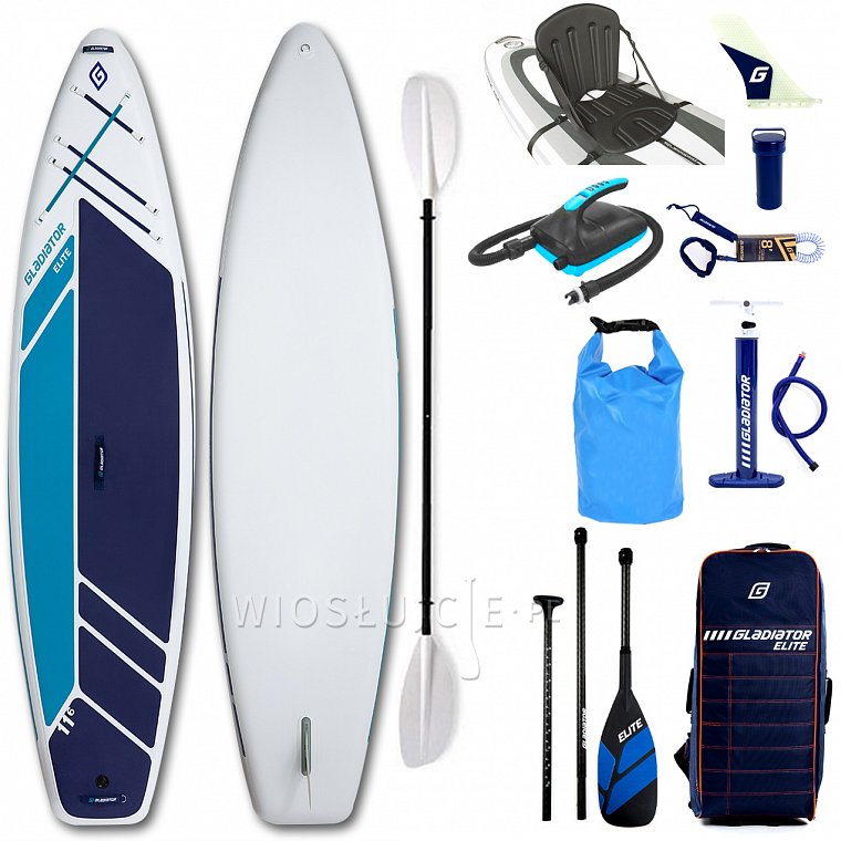 Deska SUP GLADIATOR ELITE 11'6 TOURING z wiosłem model 2022