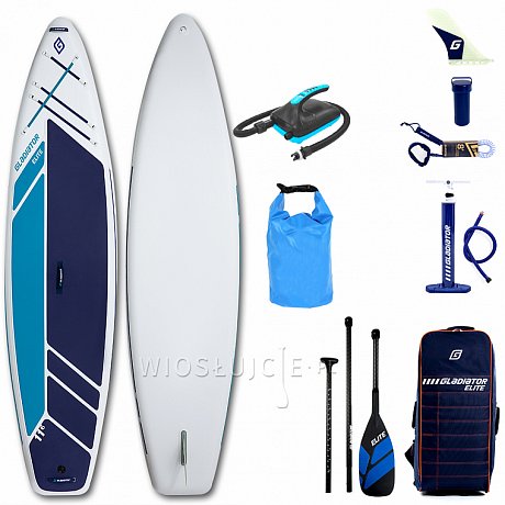 Deska SUP GLADIATOR ELITE 11'6 TOURING z wiosłem - pompowany paddleboard S22/S23 (594212)