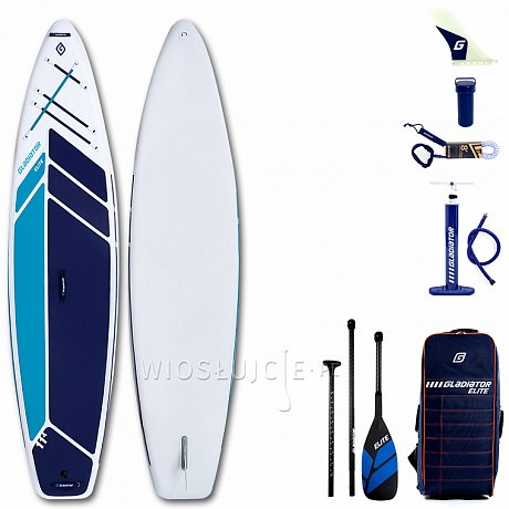 Deska SUP GLADIATOR ELITE 11'4 TOURING z wiosłem - pompowany paddleboard S22/S23 (594205)