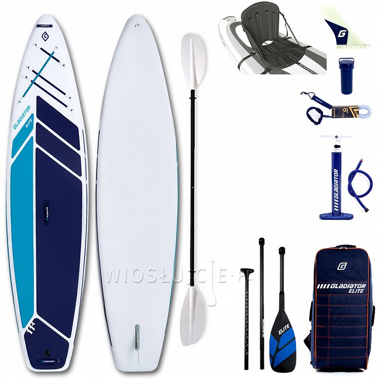 Deska SUP GLADIATOR ELITE 11'4 TOURING z wiosłem model 2022