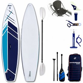 Deska SUP GLADIATOR ELITE 11'4 TOURING z wiosłem - pompowany paddleboard S22/S23 (594205)