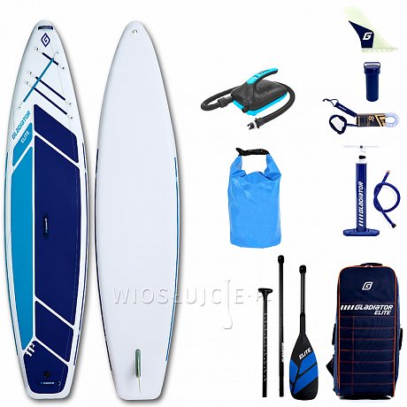 Deska SUP GLADIATOR ELITE 11'2 TOURING z wiosłem - pompowany paddleboard S22/S23 (594199)