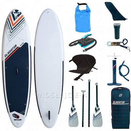 Deska SUP GLADIATOR ORIGIN 10'6 SC COMBO z wiosłem laminatowym - pompowany paddleboard S22/S23 (594021)