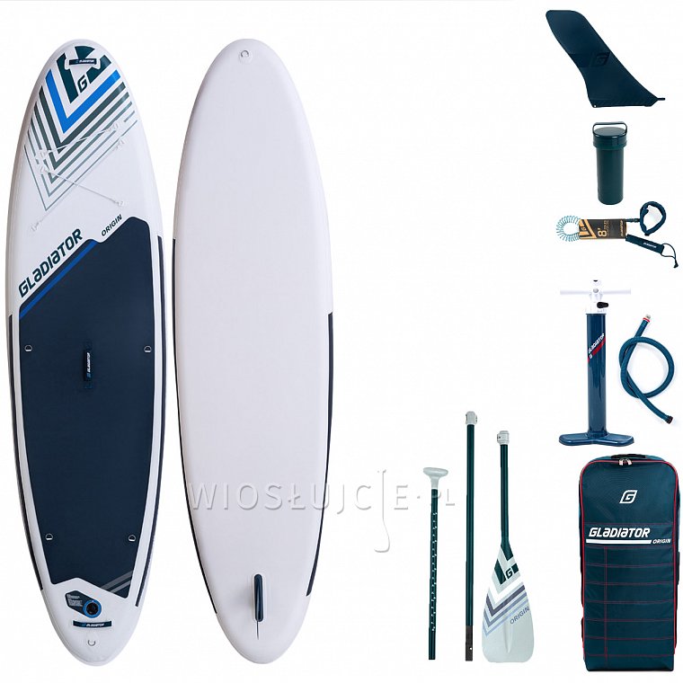 Deska SUP GLADIATOR ORIGIN 10'8 SC z wiosłem - pompowany paddleboard (94045)