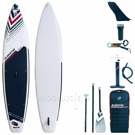 Deska SUP GLADIATOR ORIGIN 12'6 TOURING SC COMBO z wiosłem laminatowym - pompowany paddleboard S22/S23 (594069)