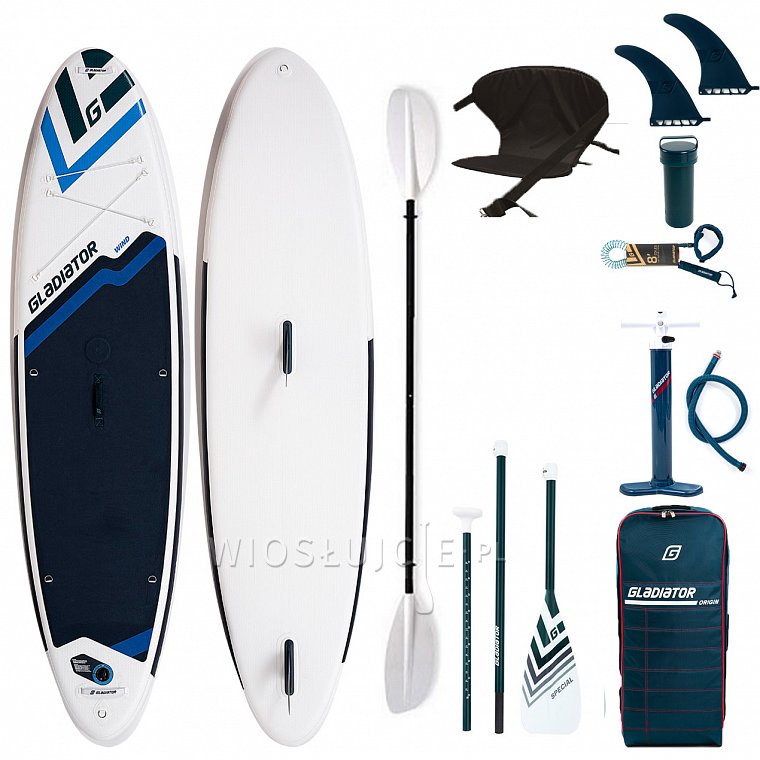 Paddleboard GLADIATOR WindSUP 10'7  SC - nafukovací paddleboard a windsurfing