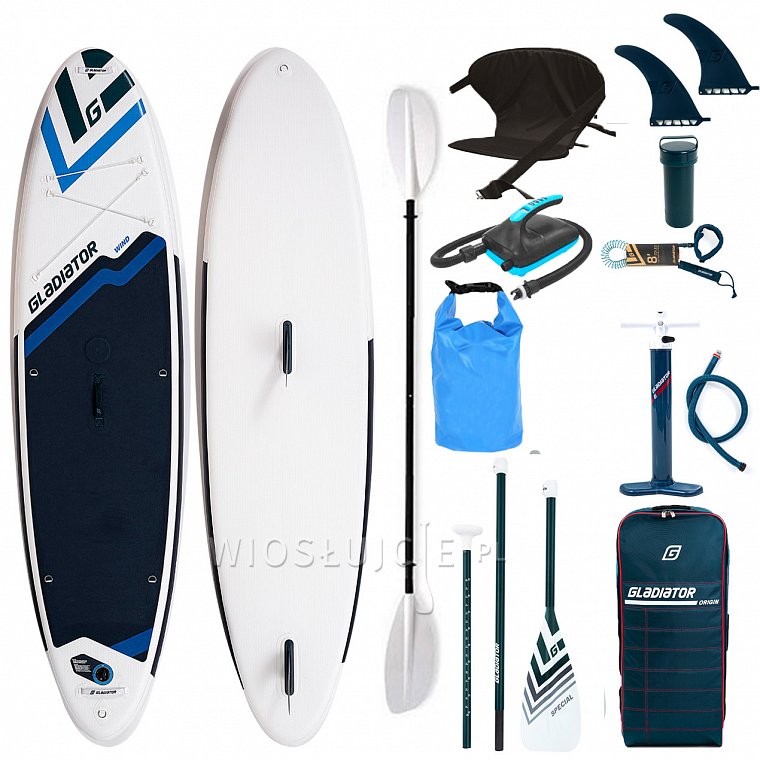Paddleboard GLADIATOR WindSUP 10'7  SC - nafukovací paddleboard a windsurfing