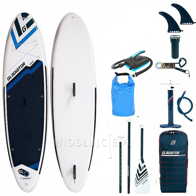 Deska SUP GLADIATOR PRO WindSUP 10'7 SC - pompowany paddleboard S22/S23 (594342)