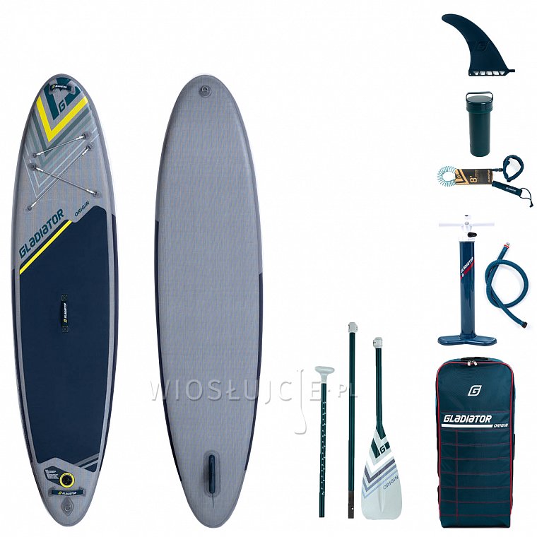 Deska SUP GLADIATOR ORIGIN 9'6 KID z wiosłem - pompowany paddleboard