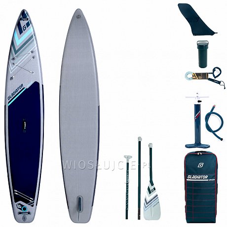 Deska SUP GLADIATOR ORIGIN 12'6 LIGHT TOURING z wiosłem - pompowany paddleboard S22/S23 (594052)