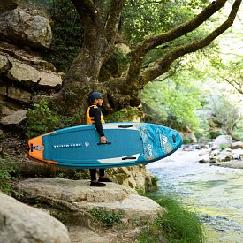 Deska SUP AQUA MARINA RAPID 9’6″ - pompowany paddleboard rzeczny model 2022
