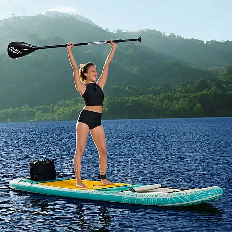 Deska SUP HYDRO FORCE PANORAMA 11'2 z wiosłem - pompowany paddleboard z wizjerem (65363)