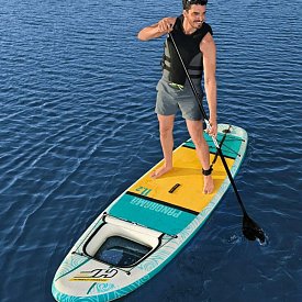 Deska SUP HYDRO FORCE PANORAMA 11'2 z wiosłem - pompowany paddleboard z wizjerem (65363)