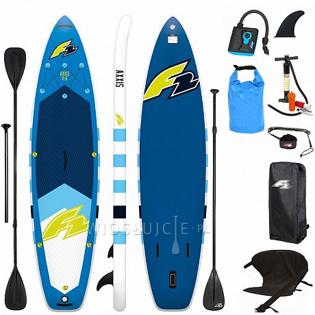 Deska SUP F2 AXXIS 11'6 BLUE z wiosłem - pompowany paddleboard