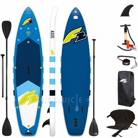 Deska SUP F2 AXXIS 11'6 BLUE z wiosłem - pompowany paddleboard