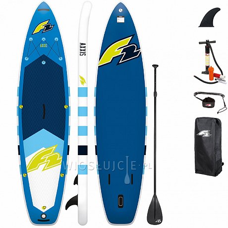 Deska SUP F2 AXXIS 12'2 BLUE z wiosłem - pompowany paddleboard